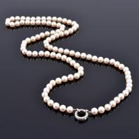 18K Gold, Diamond & Pearl Estate Necklace - Sold for $1,024 on 11-09-2023 (Lot 1067).jpg